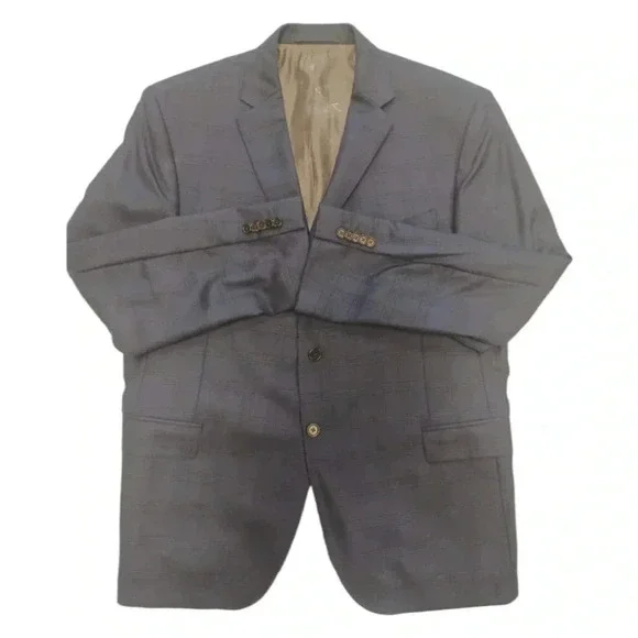 Austin Reed Signature Blue  Wool Blazer Size 46R - Picture 5 of 11